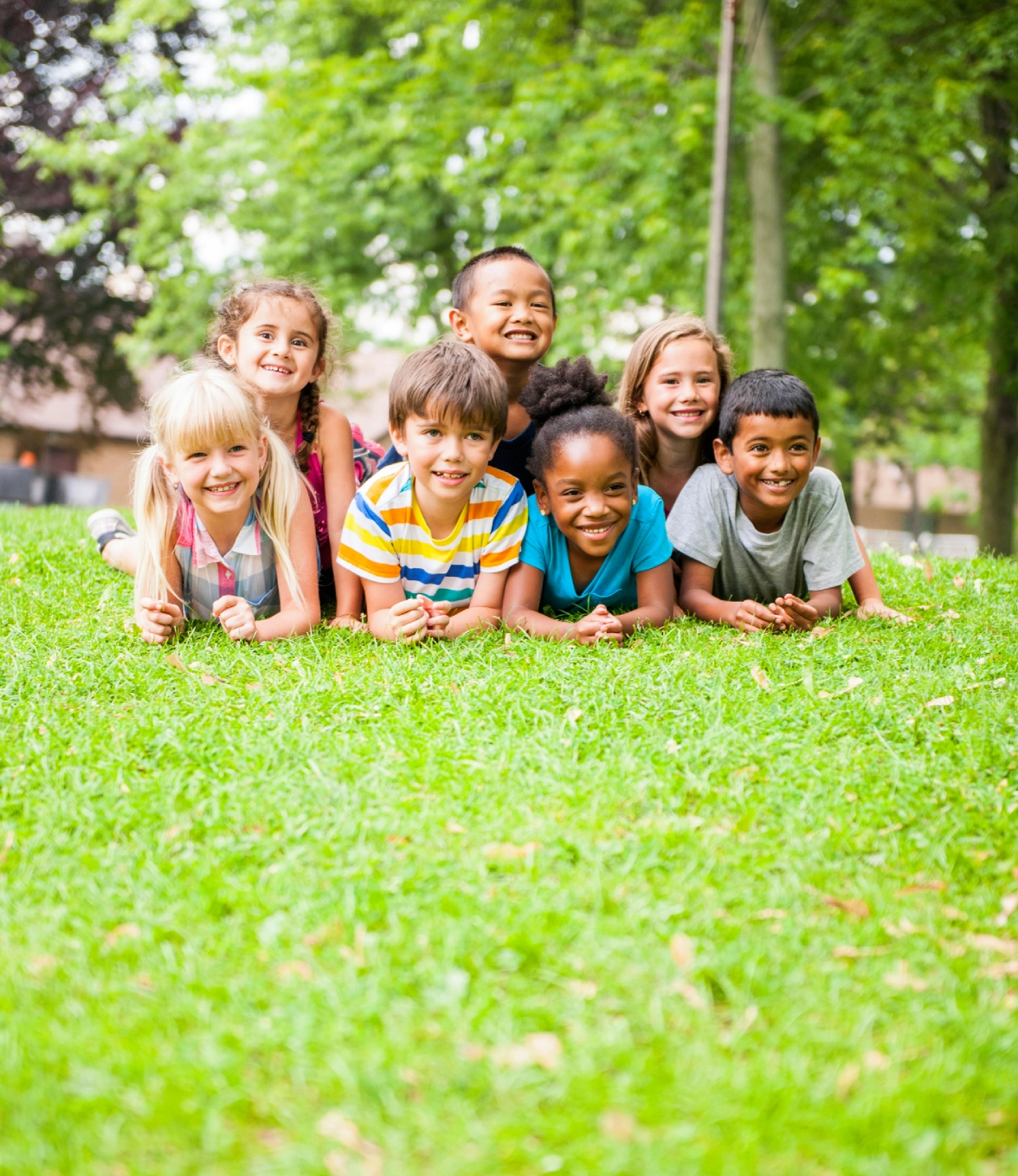 Group of kids enjoying the outdoors